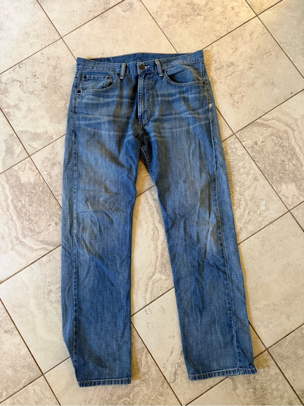 Levi's Men's Blue Straight-Leg Jeans